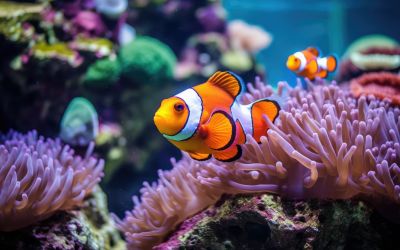 Züßwasserfische, Salzwasserfische, Korallen und Wasserpflanzen